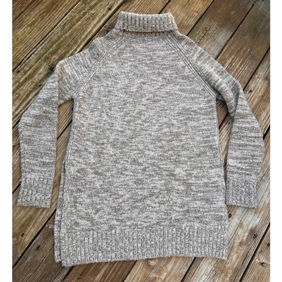 Zara Knit Tunic Chunky Knit Turtle Neck Raglan/Long Sleeve - Picture 5 of 5